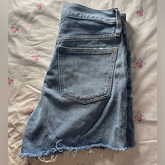 Madewell Sz 25 Momjean Denim Shorts - Picture 6 of 8
